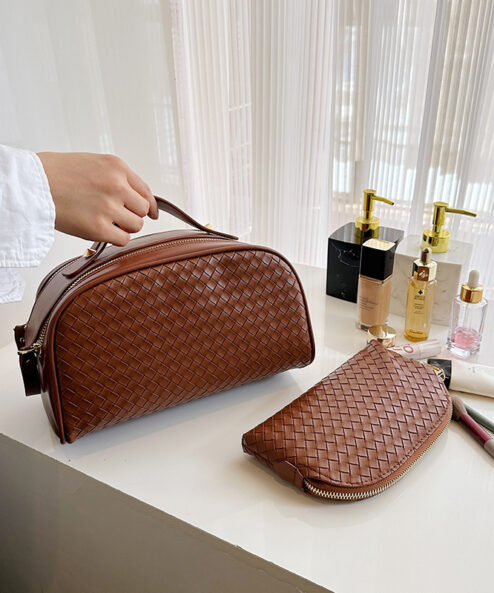 cosmetics bags brown FLOWADO